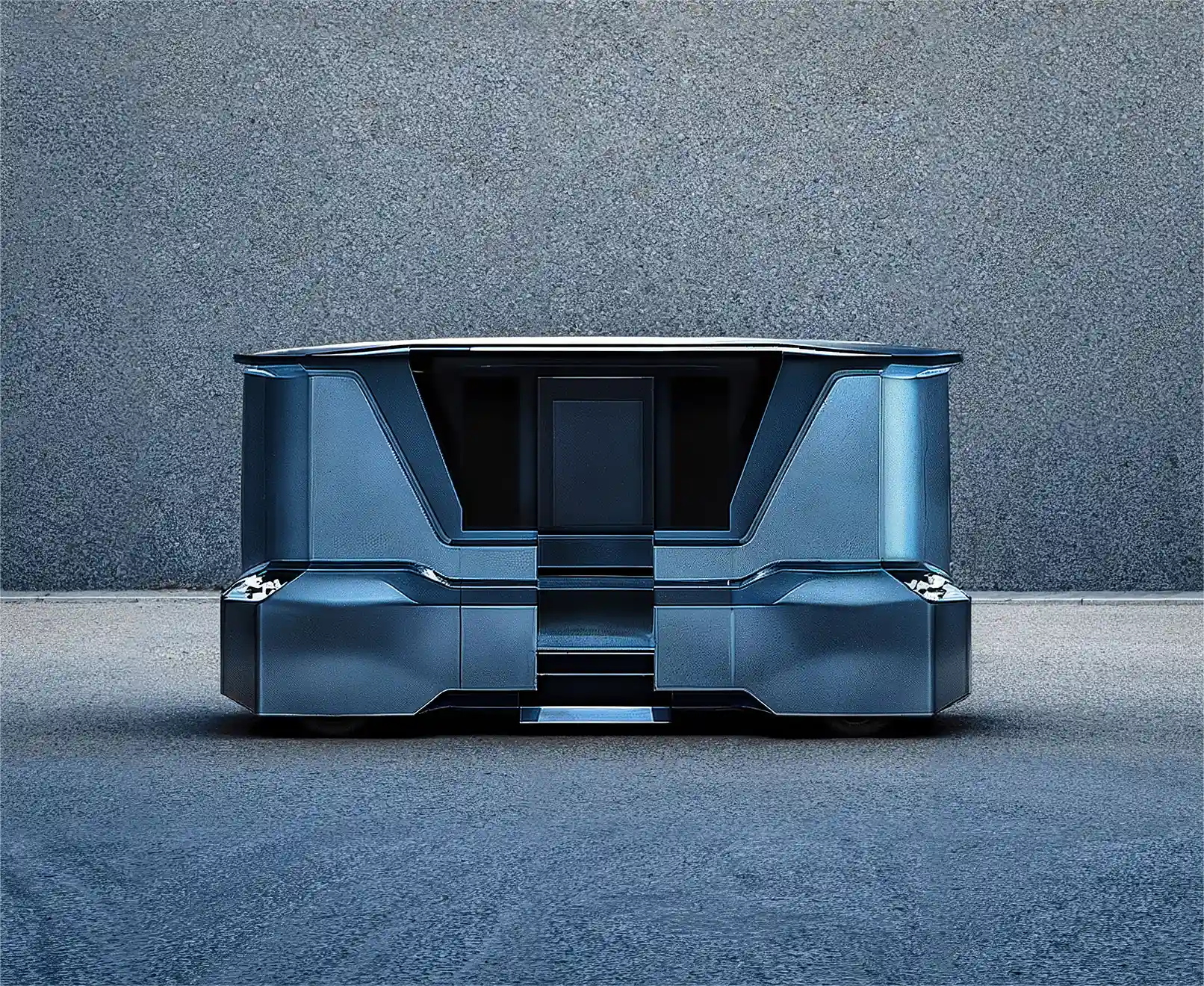 Disruptive Ltd bespoke 3D render of Evie Autonomous vehicle